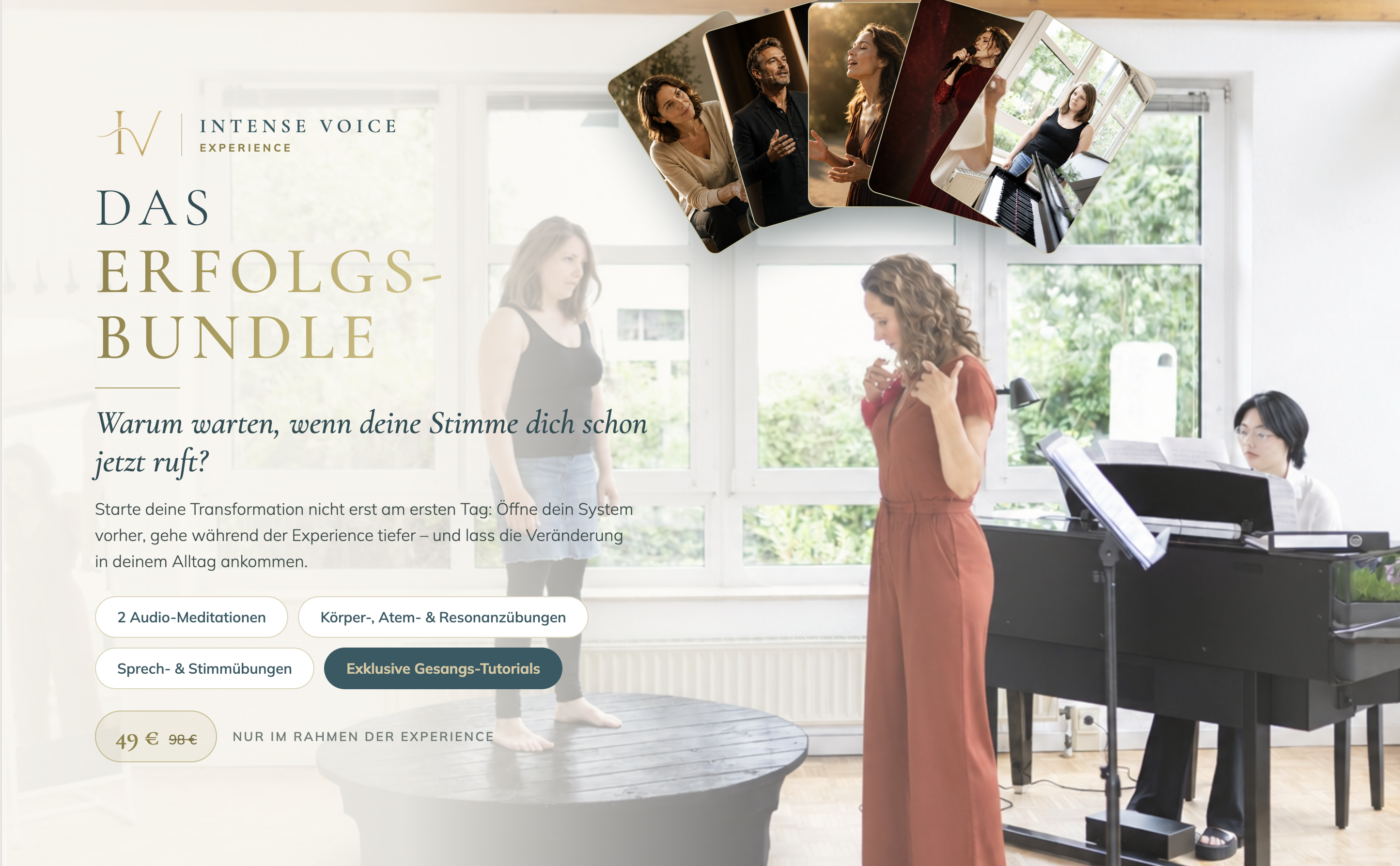 Das INTENSE Voice Erfolgs-Bundle